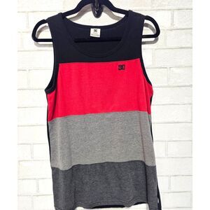 DC Colorblock Striped Tank Men's Size Medium